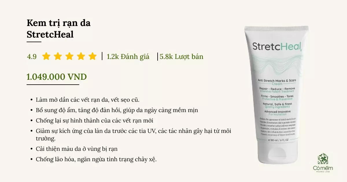 05 Kem trị rạn da cho bà bầu & bí quyết trị rạn da hay nhất