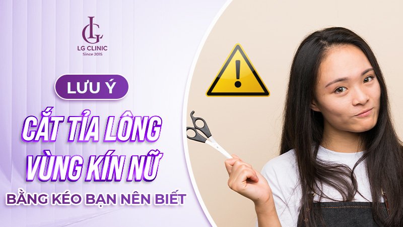 Cách tỉa lông vùng kín nữ bằng kéo một cách nghệ thuật