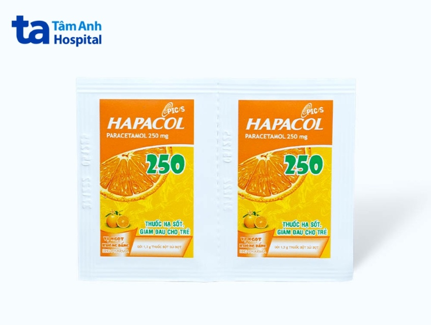 Thuốc Hapacol 250mg: Công dụng, cách dùng, liều dùng và lưu ý