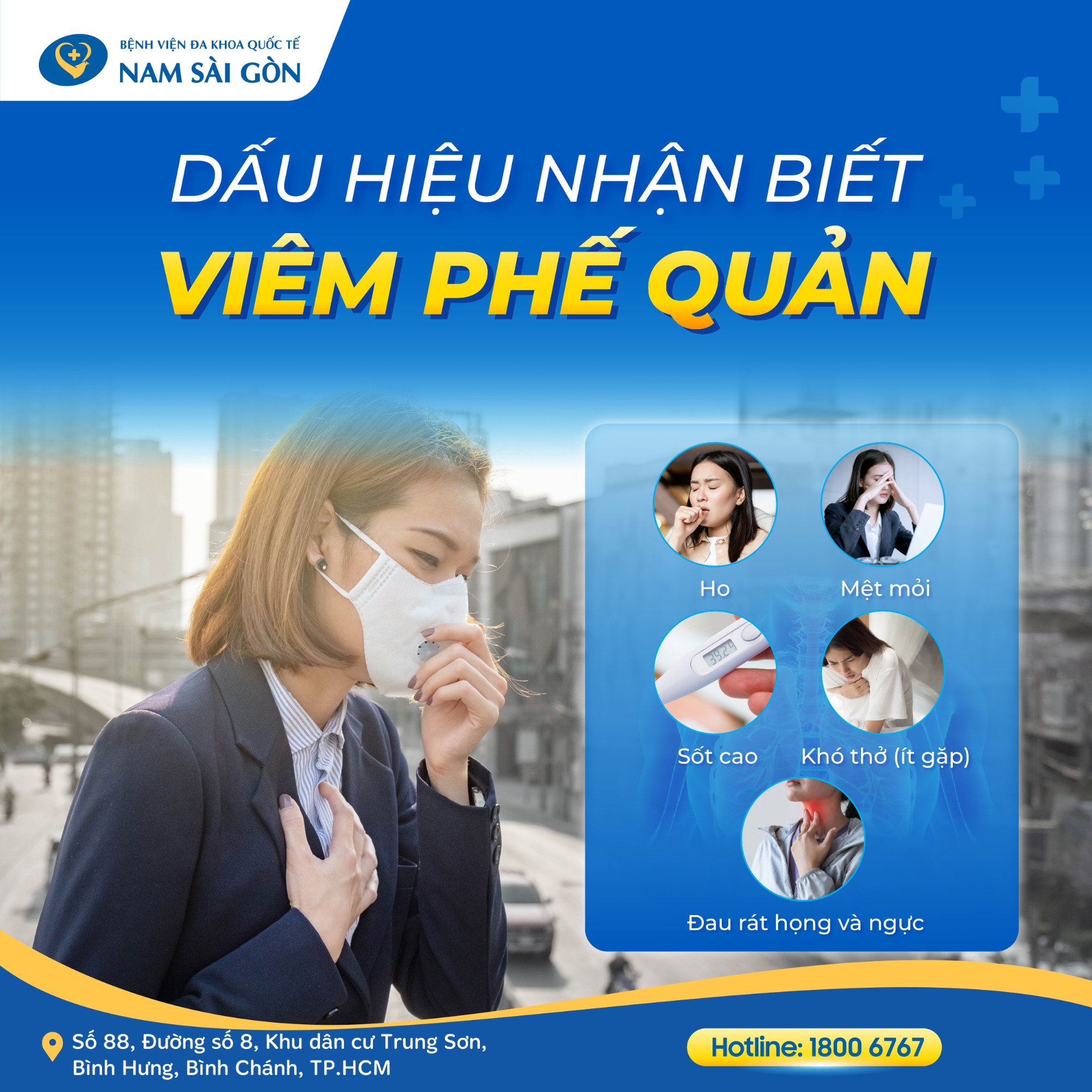 Viêm phế quản - Nguyên nhân, dấu hiệu, đối tượng và cách phòng ngừa