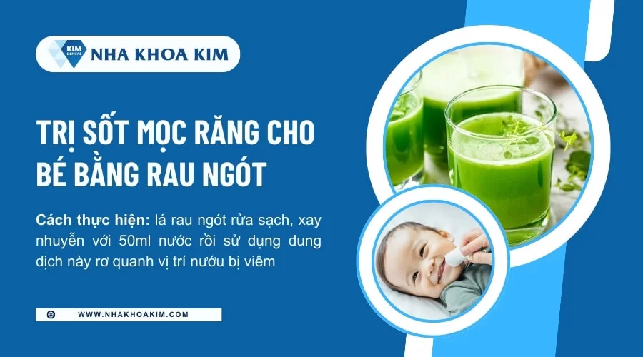 Dấu hiệu bé sốt mọc răng và cách giảm sốt tại nhà