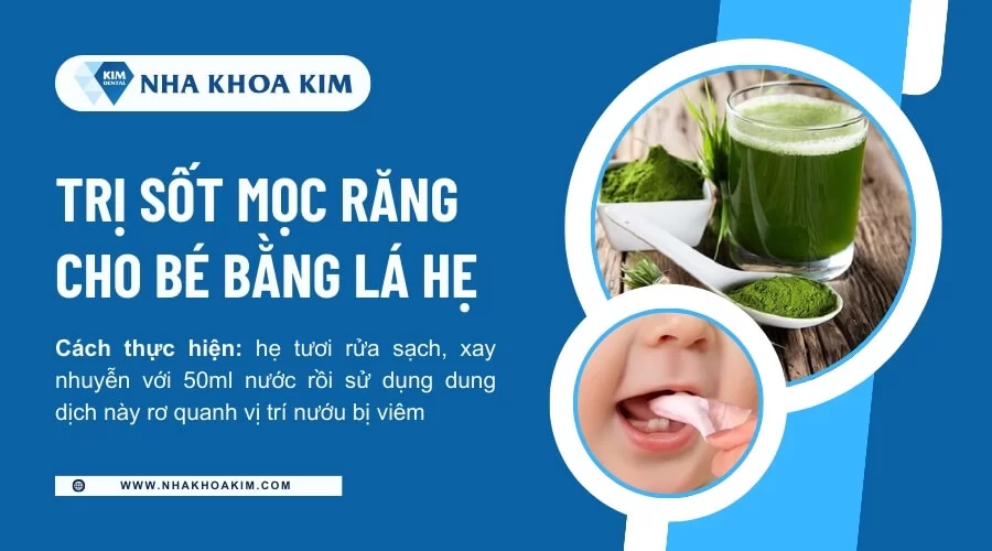 Dấu hiệu bé sốt mọc răng và cách giảm sốt tại nhà