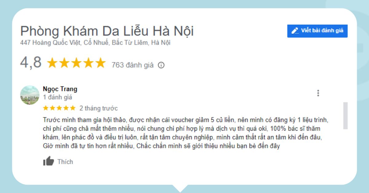 Đốt mụn thịt ở đâu tại Hà Nội? Gợi ý 6 cơ sở uy tín đốt mụn thịt an toàn