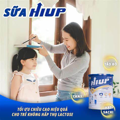 Sữa HIUP chính hãng 650gr tăng chiều cao cho bé từ 3-15 tuổi