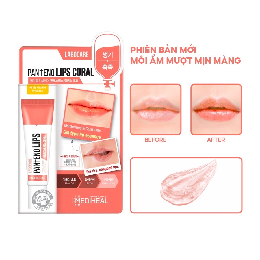 Son Dưỡng Mediheal Xanh Ban Ngày Giảm Thâm Làm Hồng Môi 10ml