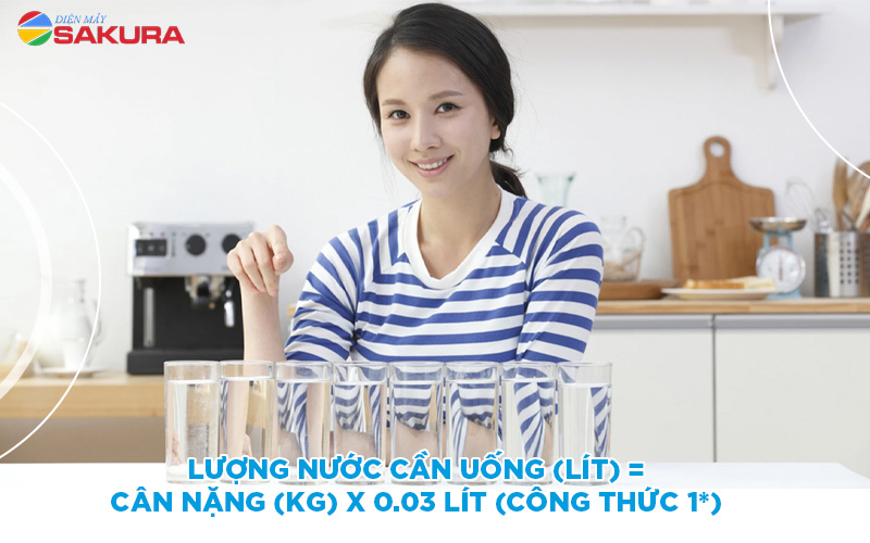 Công thức tính lượng nước cần uống và những lưu ý - Bạn cần biết