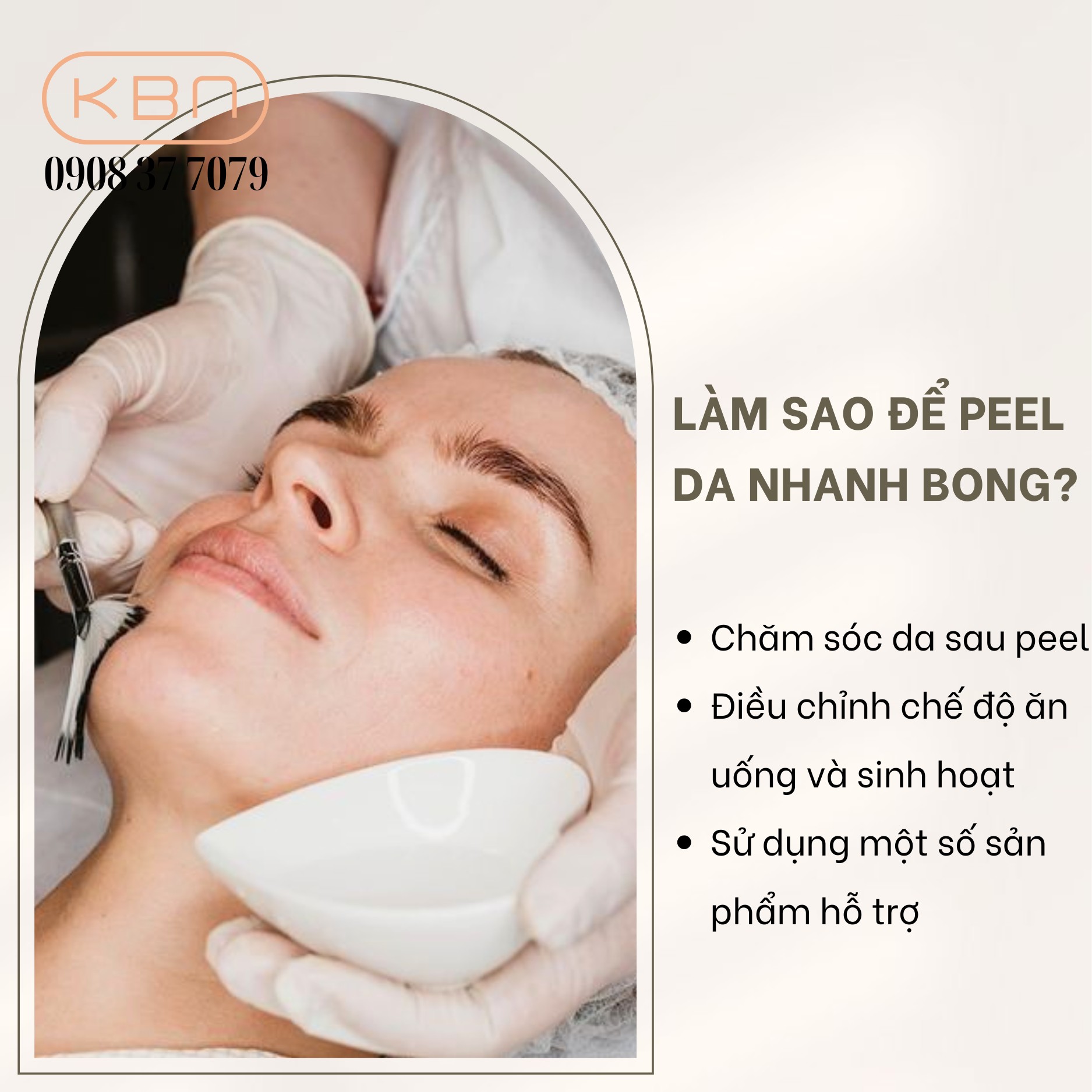 Peel da nhưng không bong phải làm sao?