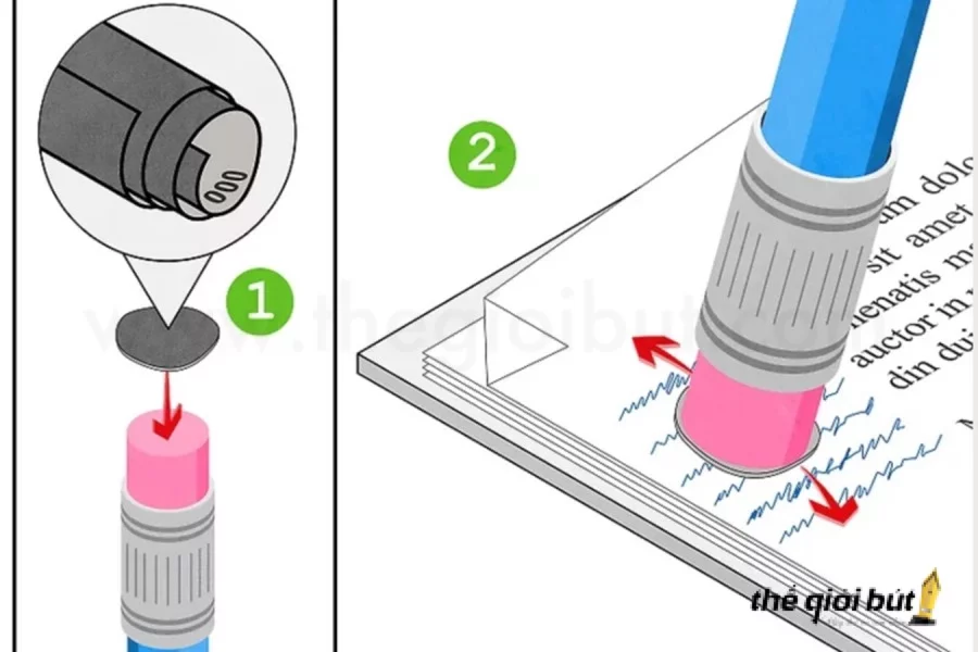 Mẹo tẩy mực bút bi trên giấy cực kì đơn giản | Cách tẩy mực bút bi trên