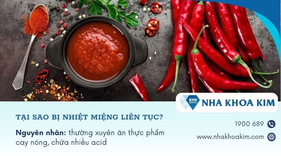 Tại sao bị nhiệt miệng liên tục, tái đi tái lại nhiều lần?