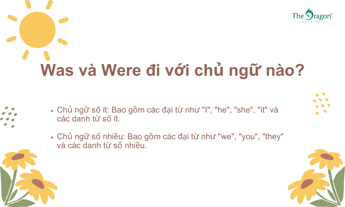 Khi nào dùng Was Were? Hướng dẫn cách dùng chính xác