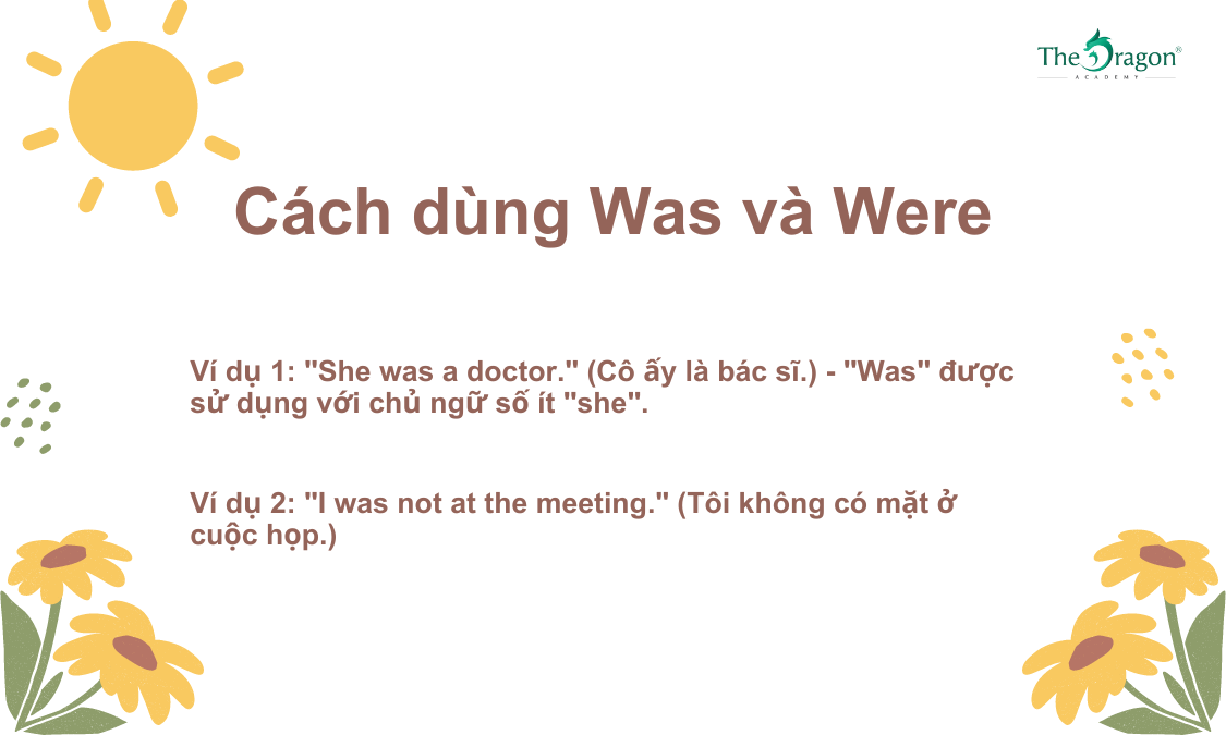 Khi nào dùng Was Were? Hướng dẫn cách dùng chính xác