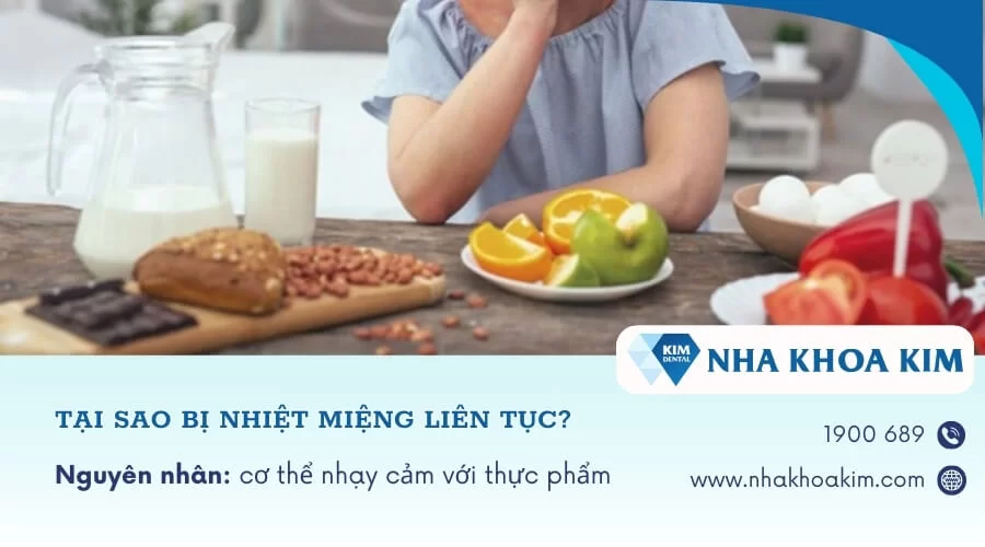 Tại sao bị nhiệt miệng liên tục, tái đi tái lại nhiều lần?