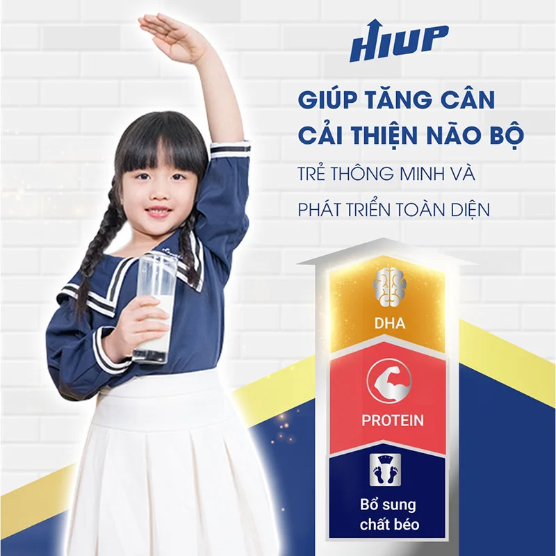 Sữa tăng chiều cao Hiup 650gr (cho bé 3 - 18 tuổi)