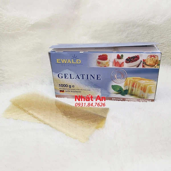 GELATIN LÁ / GELATIN SHEETS 1 lá - 50gr - 500gr - 1kg