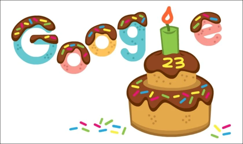 Sinh nhật lần thứ 25 của Google: Doodle tua lại thước phim