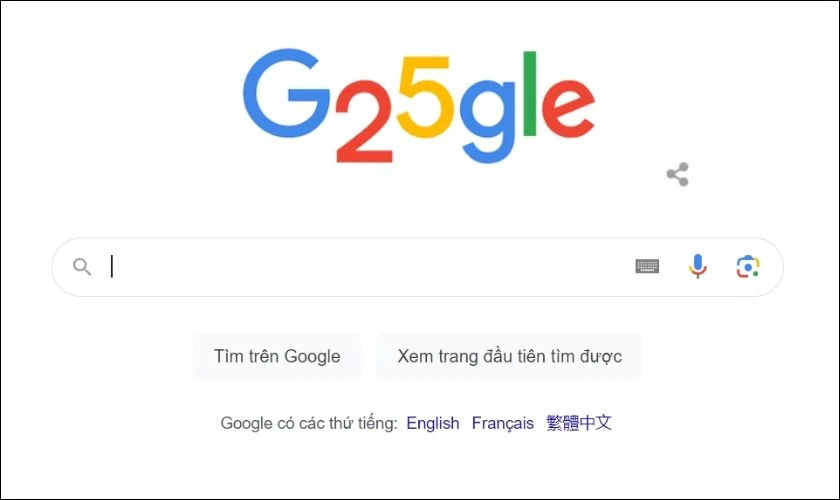 Sinh nhật lần thứ 25 của Google: Doodle tua lại thước phim