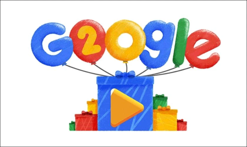 Sinh nhật lần thứ 25 của Google: Doodle tua lại thước phim