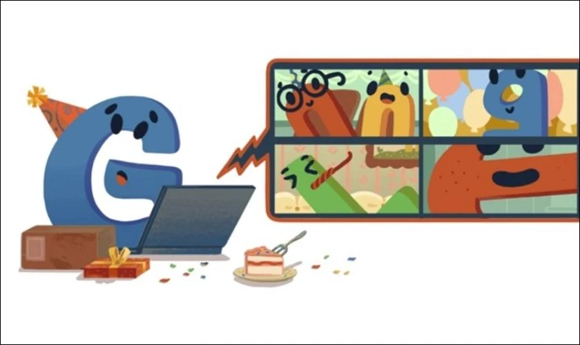 Sinh nhật lần thứ 25 của Google: Doodle tua lại thước phim