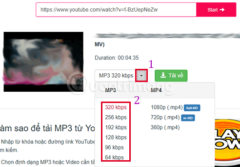 Tải nhạc Youtube, 13 cách tải MP3 từ YouTube, tách nhạc từ video YouTube cực dễ