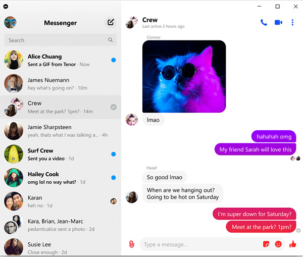 Messenger cho Windows 21.0 Chat Facebook miễn phí trên máy tính