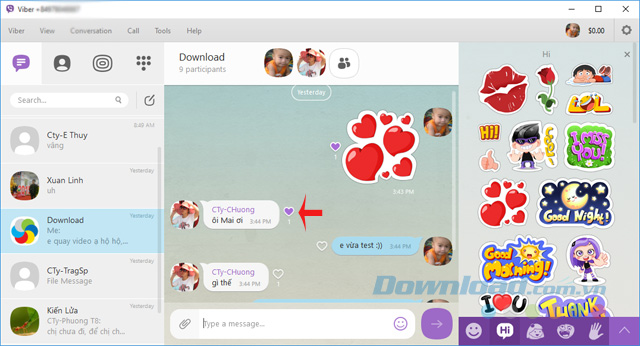 Viber 23.4.0 Gọi video call, gửi tin nhắn, gửi file miễn phí và bảo mật