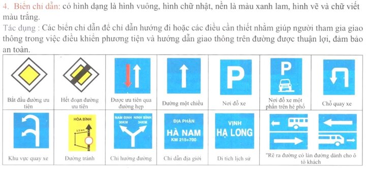 Các biển báo giao thông thường hay gặp nhất