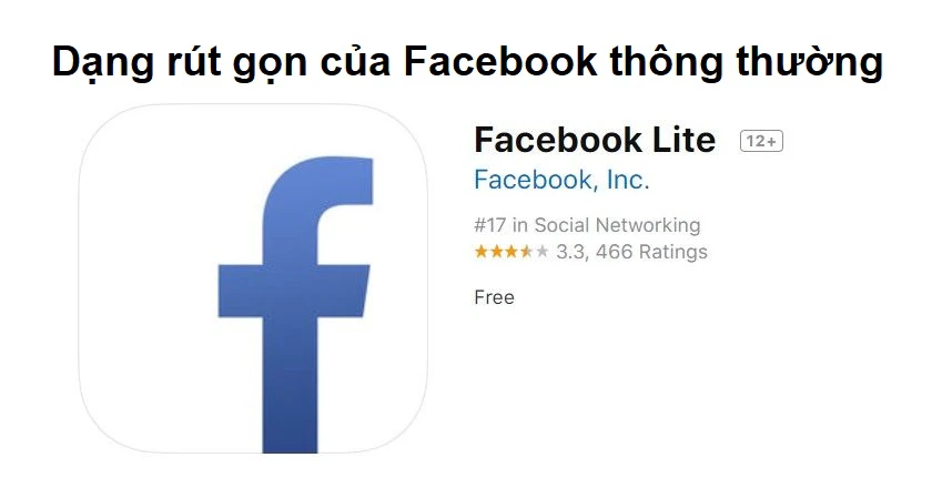 Cách tải Facebook Lite cho iPhone nhanh - Facebook Lite là gì?