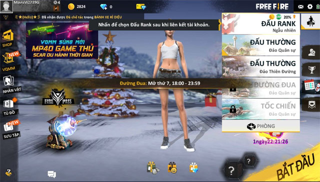 Garena Free Fire OB46 Game bắn súng sinh tồn miễn phí của Garena