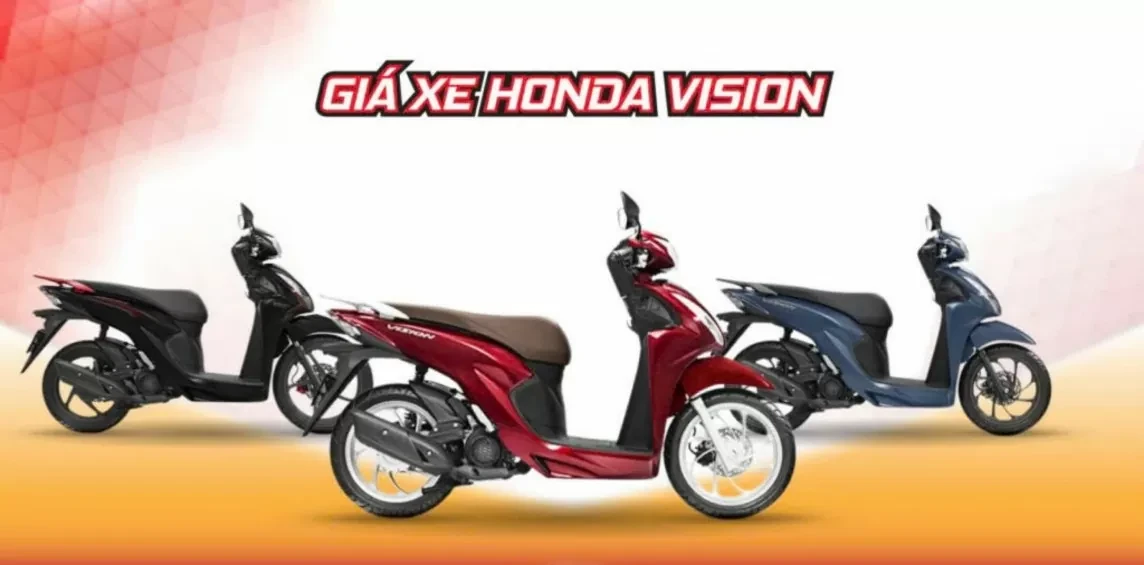 Giá xe Vision 2024 mới nhất tháng 10/2024