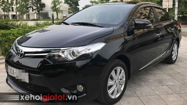 Toyota Vios 1.5G AT 2014 màu đen chạy 58.000 km