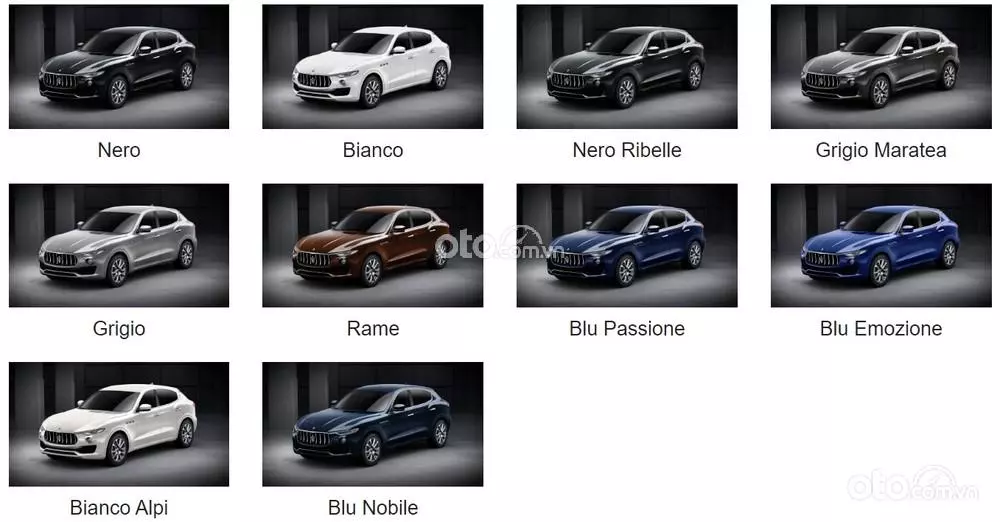 Giá xe Maserati Levante kèm ưu đãi mới nhất tại Việt Nam