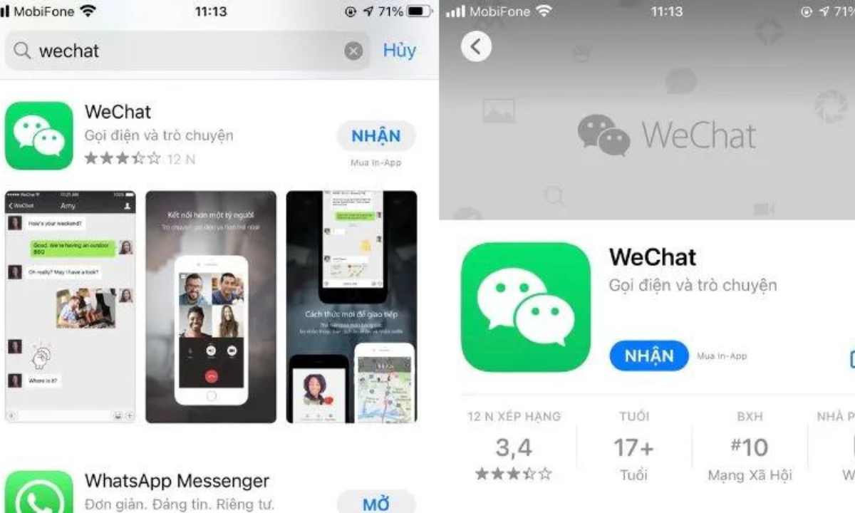 Hướng dẫn cài đặt và sử dụng ứng dụng Wechat