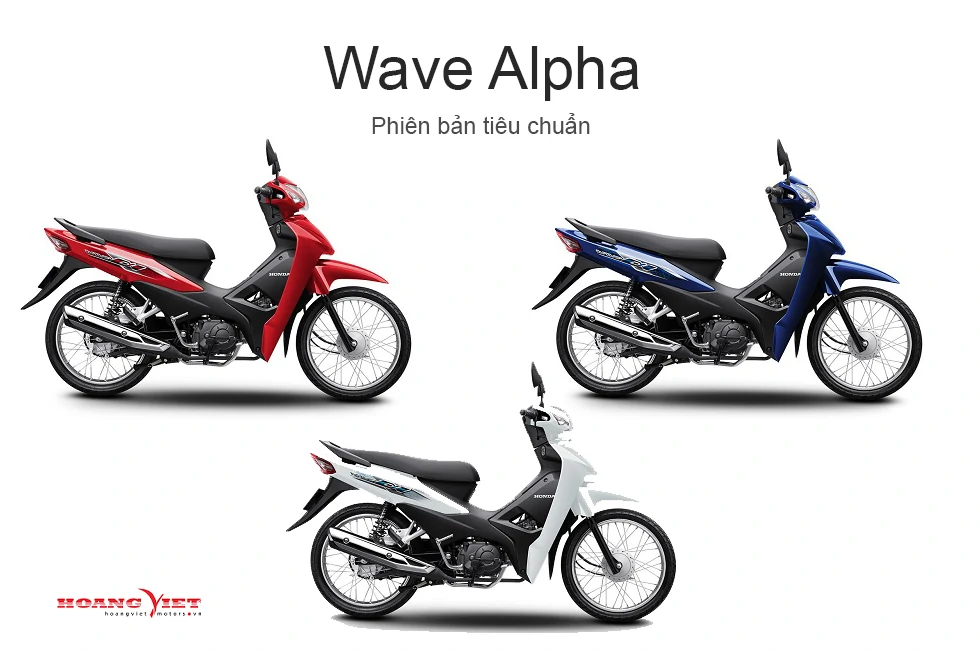 Giá Xe Wave Alpha Tháng 9/2024 tại Head Hoàng Việt