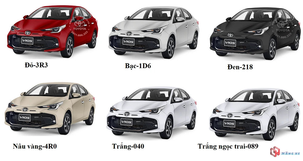 So Sánh Toyota Vios E Số Tự Động Và Vios G Bản 2024 chi tiết