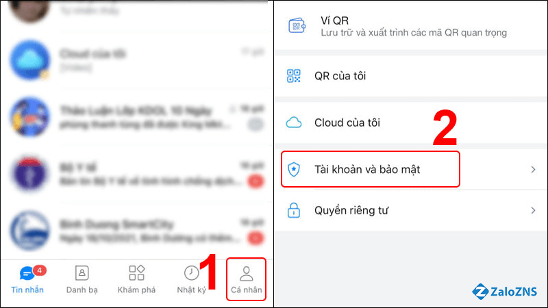 Cách tạo mật khẩu Zalo trên điện thoại để bảo mật tin nhắn