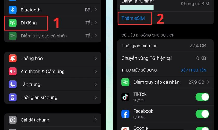 Hướng dẫn cách làm eSIM trên iPhone nhanh và dễ dàng