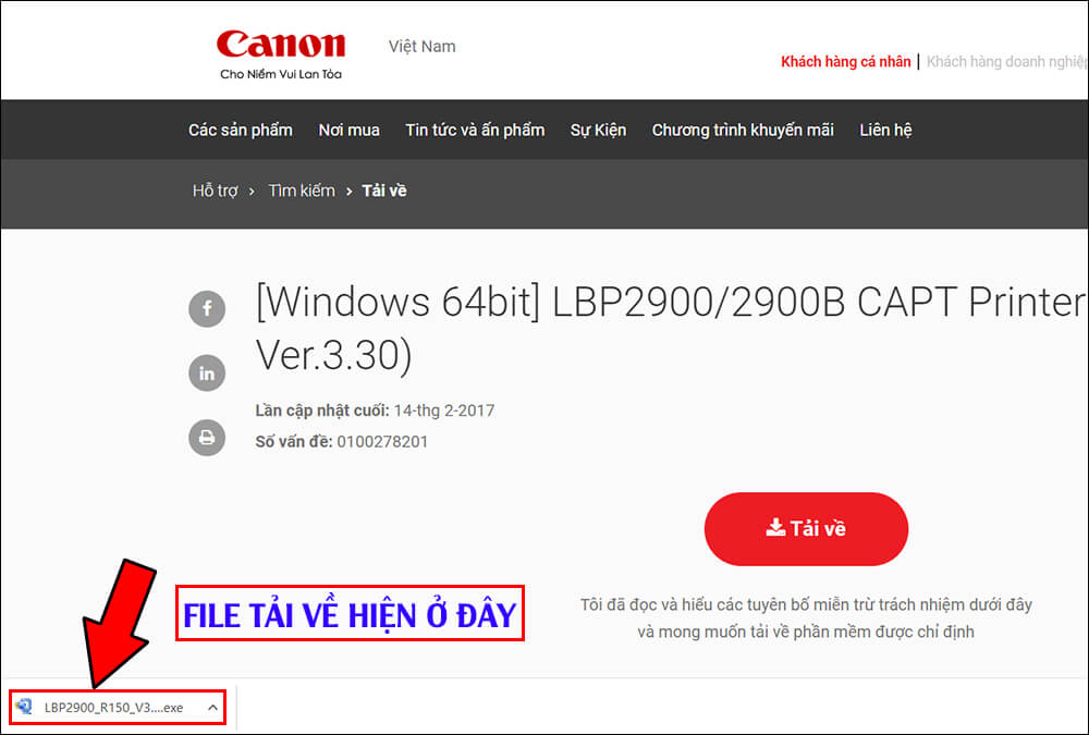 Hướng dẫn cài driver máy in canon 2900 cho cả Windows và macOS - Máy Tính Bảo Lộc