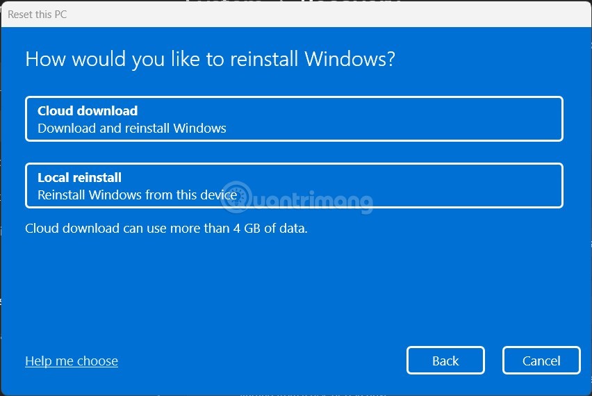 Cách reset Win 11, khôi phục cài đặt gốc Windows 11