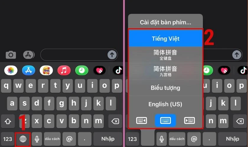 Cách thay đổi bàn phím điện thoại iOS và Android trong một nốt nhạc