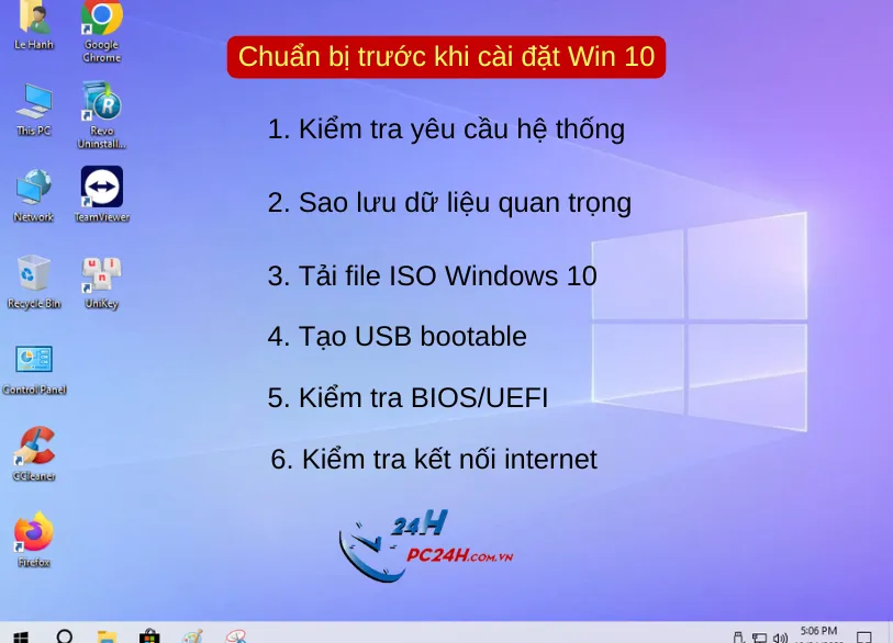 Hướng dẫn cài Win 10 cho người mới bắt đầu [Chi tiết]