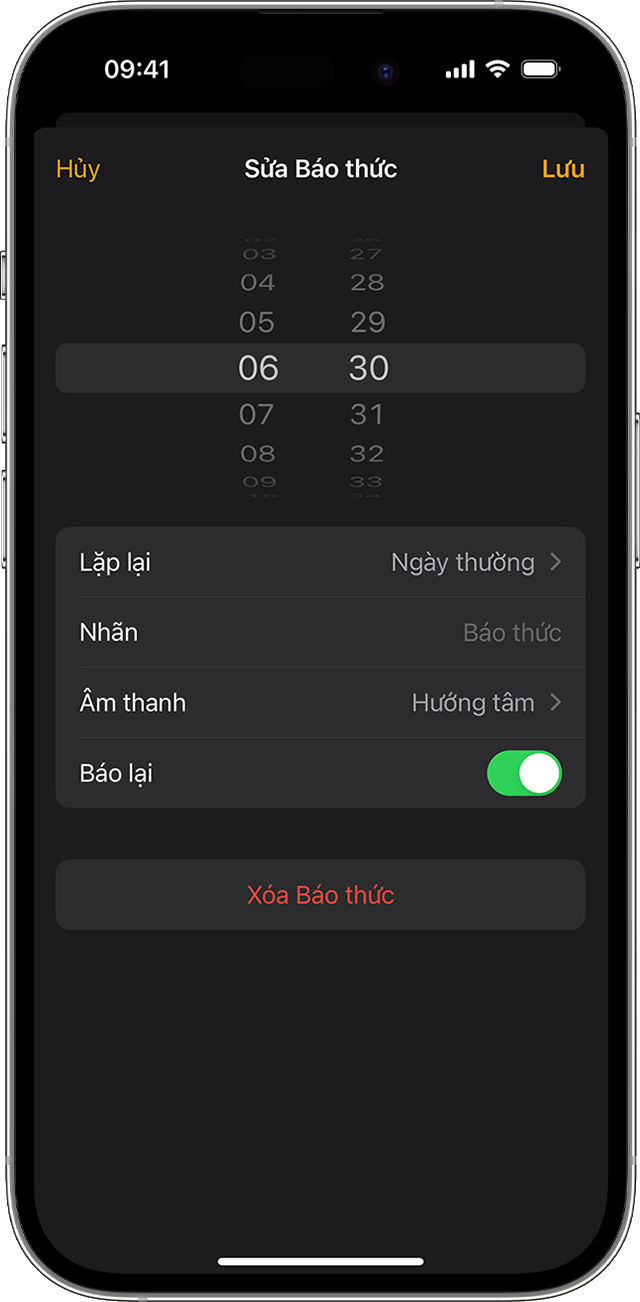 Cách đặt và thay đổi báo thức trên iPhone