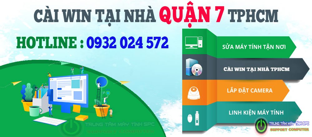 Cài win tại nhà Quận 7 - SPC Computer