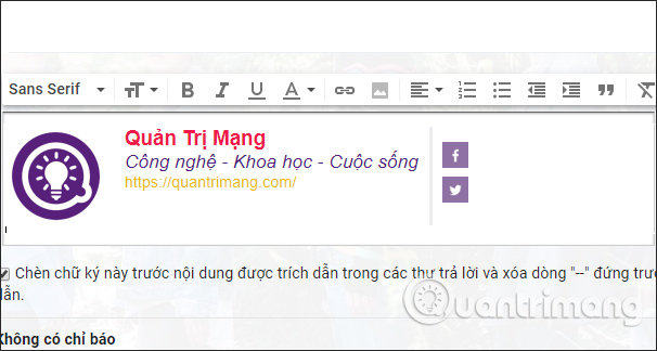 Hướng dẫn tạo chữ ký Gmail chuyên nghiệp