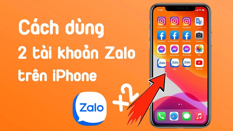 Hướng dẫn cách dùng 2 Zalo trên iPhone đơn giản