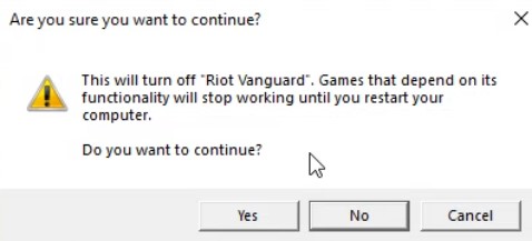 Gỡ Cài Đặt và Tắt Riot Vanguard - VALORANT Support