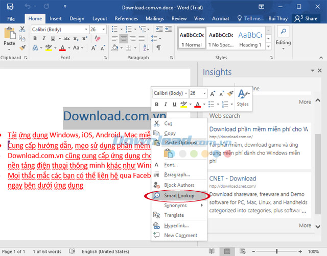 Microsoft Office 2016 2202 (16.0.14931.20132) Bộ ứng dụng văn phòng 2016 cho Windows