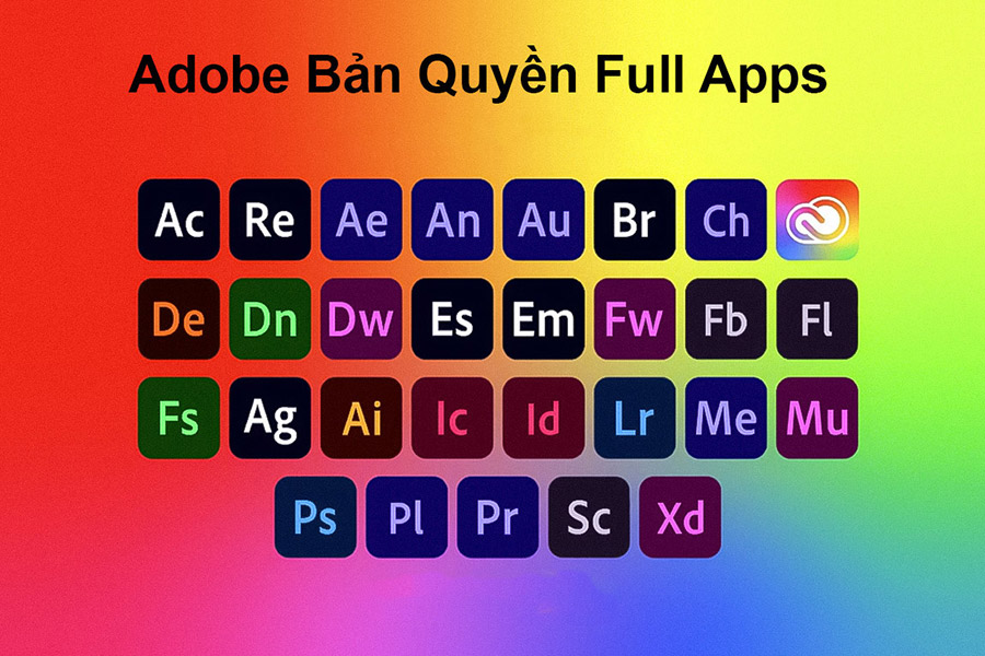 Adobe Photoshop Bản Quyền Chính Hãng - Creative Cloud Full App