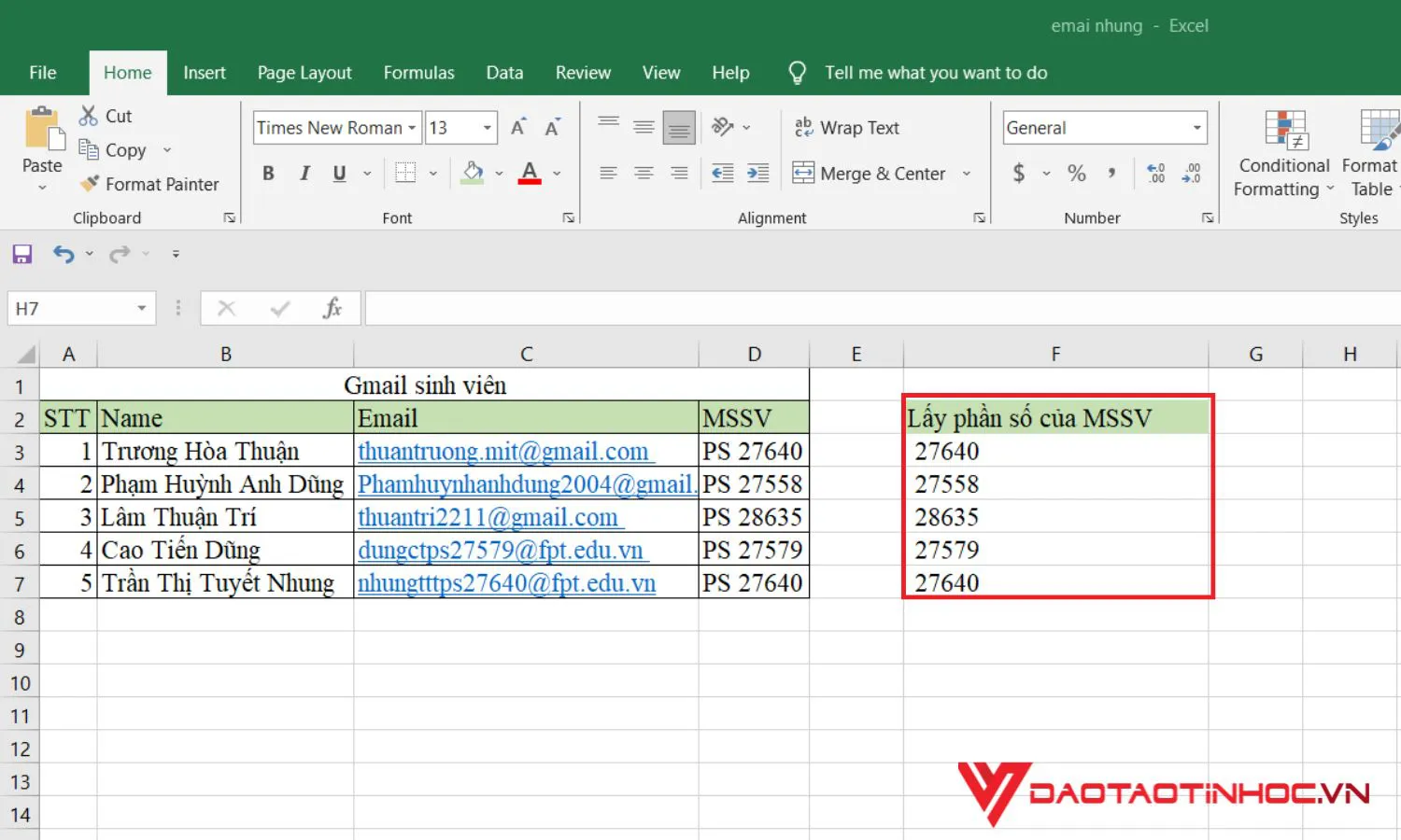 Các hàm lấy ký tự trong Excel cực dễ dàng mà bạn cần biết