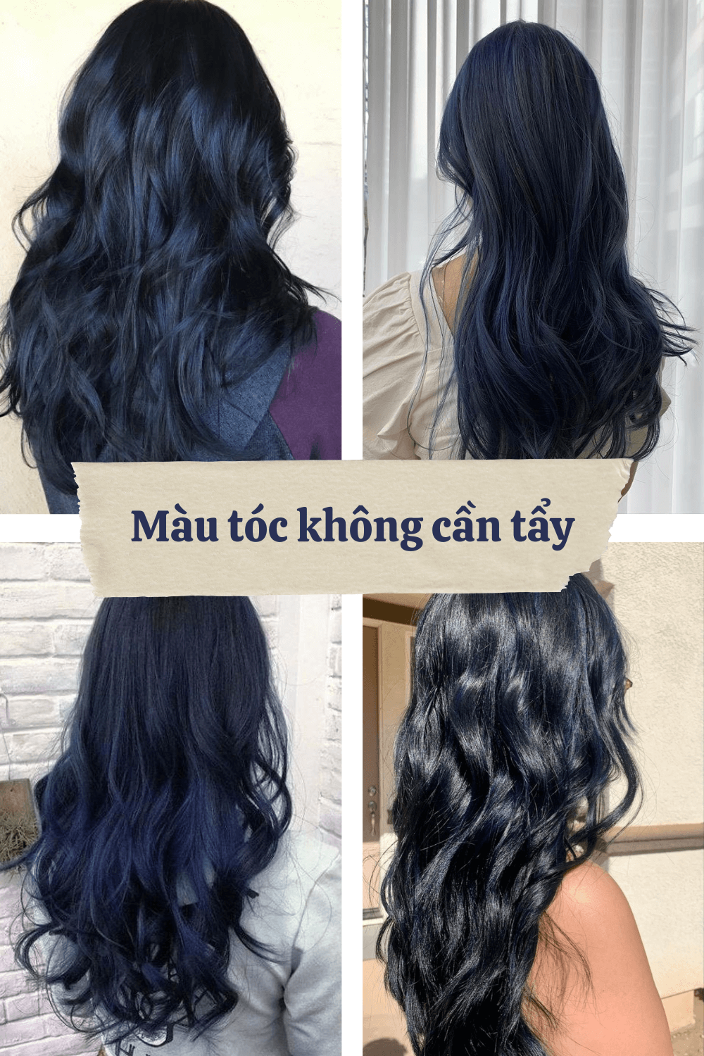 10 Màu tóc không cần tẩy lên chuẩn màu từ nền tóc đen