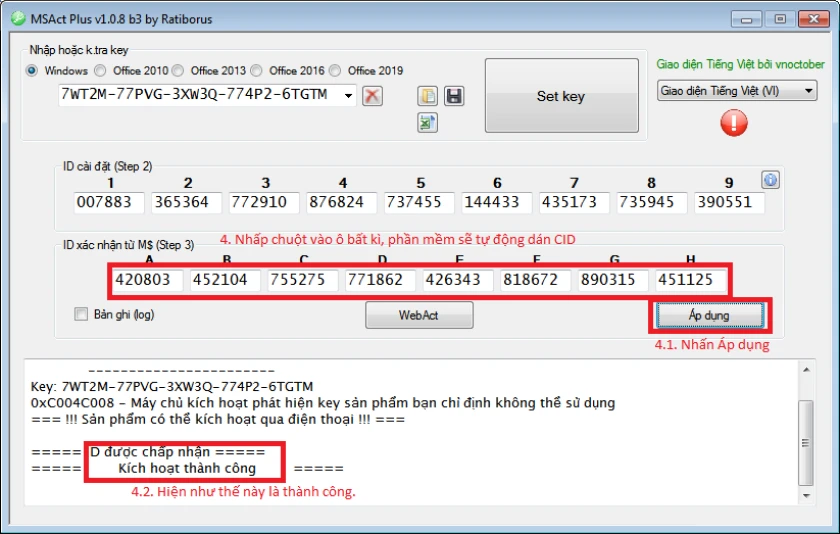 Sửa lỗi product activation failed office 2010, 2013, 2016 chi tiết